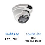 دوربین مداربسته AHD مدل H51 برد F38 2MP
